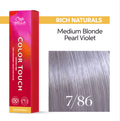 Wella Color Touch Rich Naturals 7/86 Medium Blonde Pearl Violet
